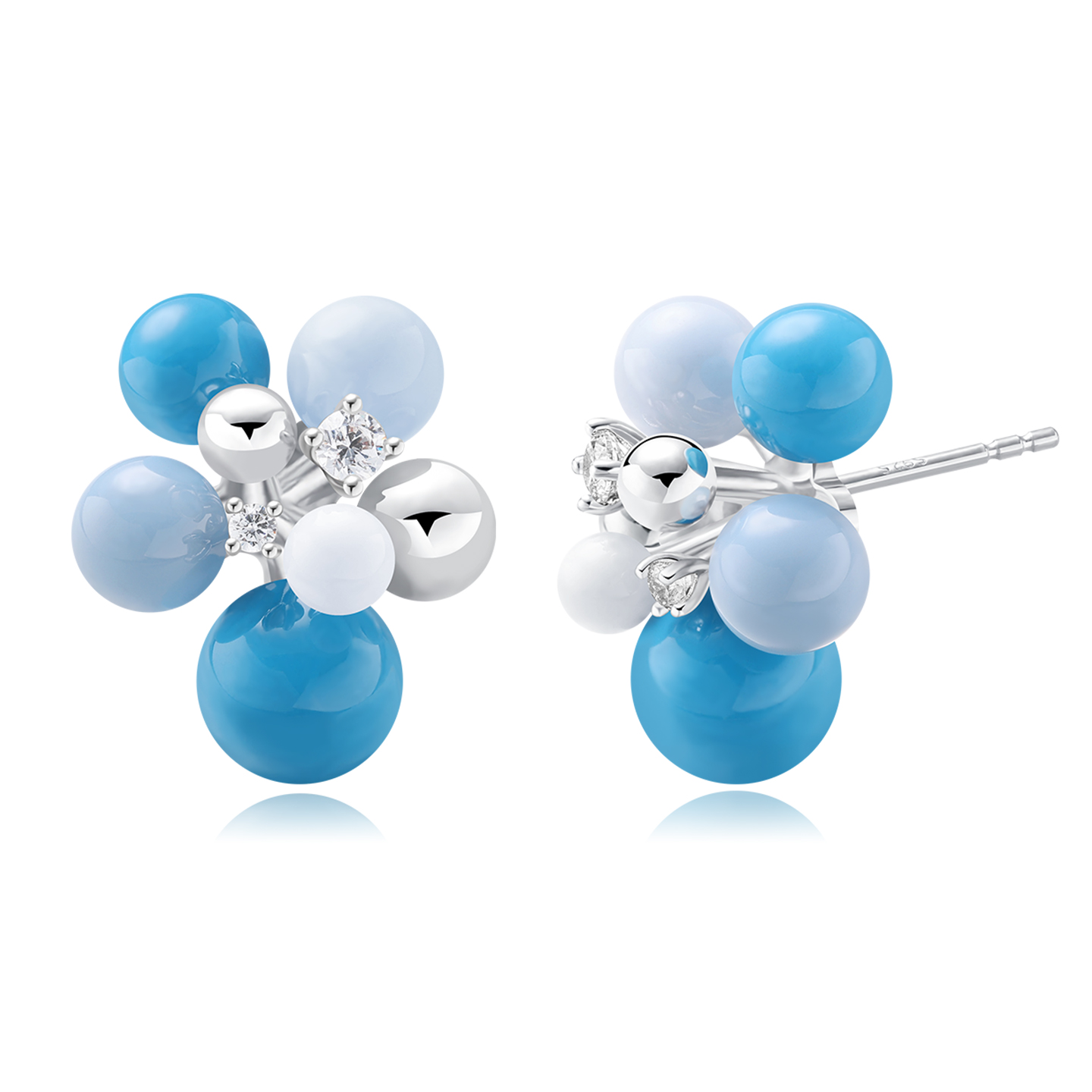 Mixx靡诗Color系列2026新品小泡泡耳钉耳环小号S925银针